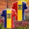 Romania Flag Graphic T Shirt for Men Football Jersey Wholesale Soccer Shirts Club Team T-shirt Rumania Coat Of Arms Men Clothing - Image 5