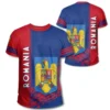 Romania Football Jersey Romanian Flag Graphic T Shirts for Men Gym Sports Tee Shirts 3D Soccer Club Team T-shirt Women Clothing - Image 2