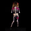 Rose Skeleton Adult Kids Scary Costume Halloween Dress Cosplay Sexy Jumpsuit Carnival Party Baby Girl Rompers Day of The Dead - Image 5