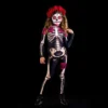 Rose Skeleton Adult Kids Scary Costume Halloween Dress Cosplay Sexy Jumpsuit Carnival Party Baby Girl Rompers Day of The Dead - Image 6