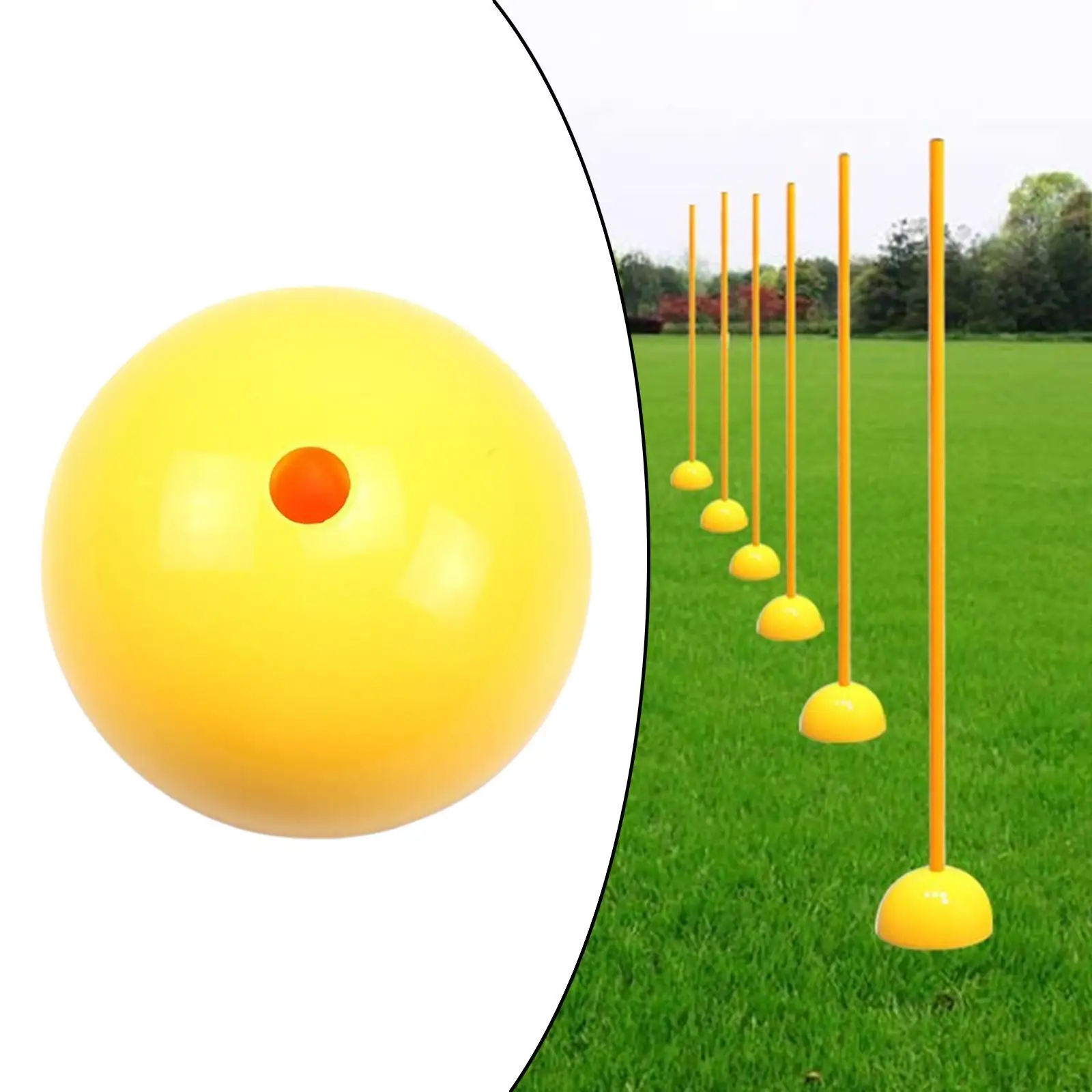 Training Equipment Soccer Training Markers Strong Identification Obstacles Roadblocks for Soccer