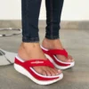 Sandals Women Summer 2023 Fashion Flip Flops Outdoor Casual Platform Sandals Ladies Plus Size Wedges Beach Slippers Muje - Image 3