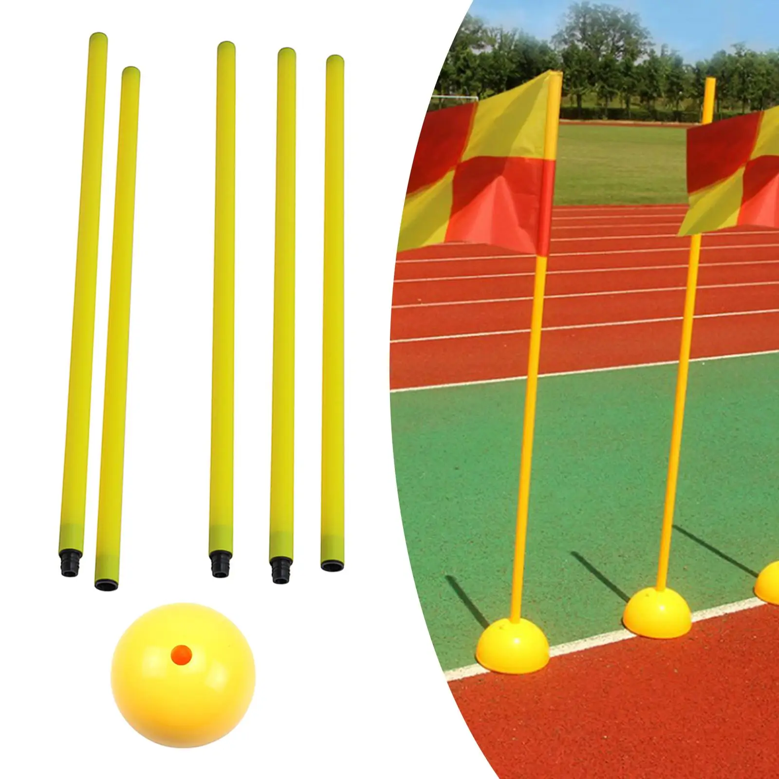 Training Equipment Soccer Training Markers Strong Identification Obstacles Roadblocks for Soccer