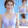 Sexy Bra Women Lace Push Up Bralette Wire Free Mesh Large Size Lingerie Solid Color Seamless Thin Wireless Soft Floral Bralette - Image 3