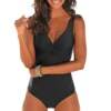 Sexy Female One-Piece Large Size Swimwear 4XL Push Up Women Plus Size Swimsuit Closed Body Bathing Suit For Pool Beach Wear 2024 - Image 3