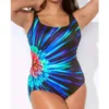 Sexy Print One-Piece Large Swimsuits Closed Plus Size Swimwear 2024 Body Bathing Suits Female Pool Beach Women's Swimming Suit - Image 3