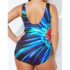 Sexy Print One-Piece Large Swimsuits Closed Plus Size Swimwear 2024 Body Bathing Suits Female Pool Beach Women's Swimming Suit - Image 4