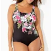 Sexy Print One-Piece Large Swimsuits Closed Plus Size Swimwear 2024 Body Bathing Suits Female Pool Beach Women's Swimming Suit - Image 5