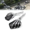 Skull Hand Skeleton Motorcycle Rearview Mirrors For Suzuki Boulevard Intruder Volusia Marauder Savage VS 700 750 800 1400 1500 - Image 2