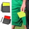 Soccer Referee Card Professional Red Yellow Cards Pen Whistles Card Sleeves Set Football Soccer Training Referee Warning Cards - Image 4