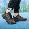 Spring and summer new outdoor fashion thick sole running sports leisure breathable flying woven fashionable shoes fitness men's - Image 6