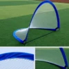 Strong Indoor Football Net Fiber Pole Bracket Foldable Soccer Goal Net for Free Kick Practice Target Training Durable for Kids - Image 2