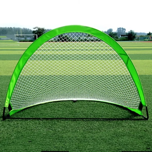 Strong Indoor Football Net Fiber Pole Bracket Foldable Soccer Goal Net for Free Kick Practice Target Training Durable for Kids