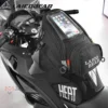 Strong Magnetic Motorcycle oil fuel Tank Bag Men Motorbike Saddle Single Shoulder Bag Big Screen For phone & GPS With Raincover - Image 3