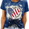 Summer American Flag T Shirt Women Kids USA Presidential Election Casual Girls Short Sleeve T-Shirt Spring Women's Clothing - Image 4