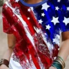 Summer American Flag T Shirt Women Kids USA Presidential Election Casual Girls Short Sleeve T-Shirt Spring Women's Clothing - Image 5