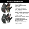 Summer Men's Leather Motorcycle Motocross Gloves Equipment Rider Anti-fall Carbon Fiber Riding Cycling Gloves Guantes Moto Items - Image 5