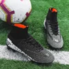 TF/FG High Ankle Football Boots Male Men Boys Soccer Shoes High Ankle Kids Cleats Training Sport Sneakers Football Shoes - Image 6