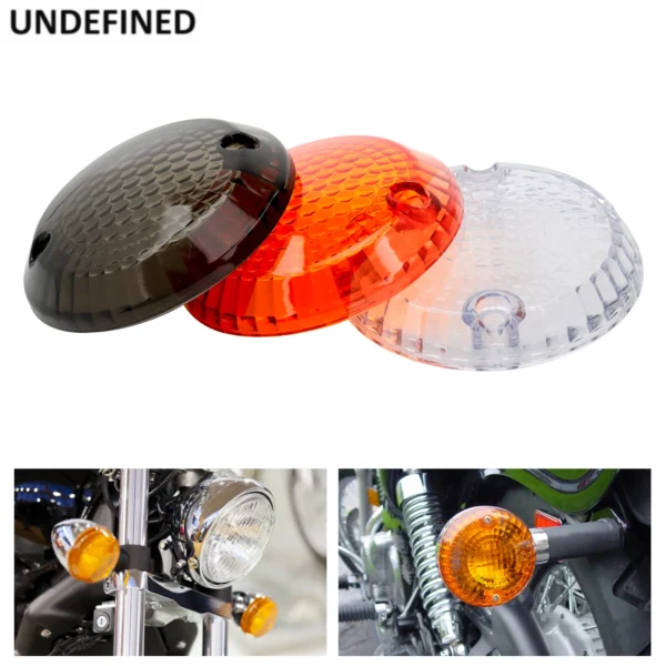 Turn Signal Lens Indicator Light Cover For Suzuki Intruder 1500 / VL1500 1400 / VS1400GL Marauder 800 / VZ800 Boulevard Cruisers