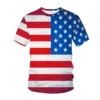 USA American Flag 3D Printed T-Shirts Men Women Fashion Streetwear Oversized Short Sleeve T Shirt Kids Tees Tops Unisex Clothing - Image 3