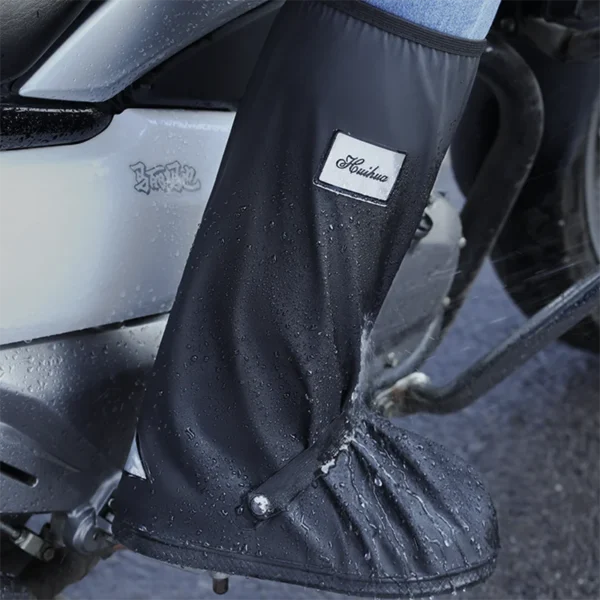 Unisex Motorcycle Boots Cover Shoes Rain Cover Bike Cycling Waterproof Rain Shoes Cover for Rainy Non-Slip Motorbike Boot Covers