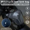 Waterproof Motorcycle Drop Leg bag Outdoor Riding Magnetic hard shell back seat bag Reflective Motorcycle Oil Fuel Tank Bag - Image 4