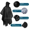 Waterproof Motorcycle Raincoat Rain Cover Motobike Rain Coat Jacket Moto Rain Suit Outdoor Military Raincoat Hooded Sleeve - Image 3