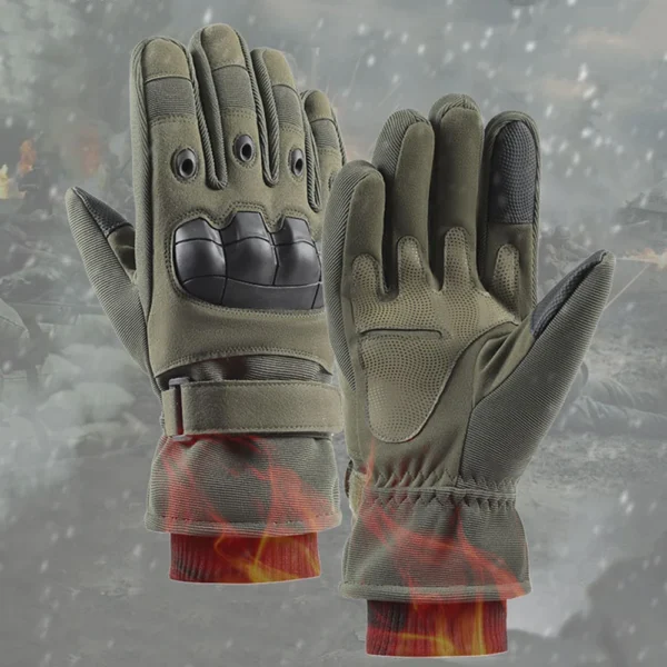 Winter Cold-proof Motorcycle Gloves Full Finger Military Glove Non-slip Outdoor Sport Glove Motocross Protective Glove For Men