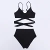 Woman Clothing Swimsuit For Women 2024 Plus Size High Waist Two Pieces Beach Bathing Suit Swimwear Trajes De BañO Mujer - Image 4