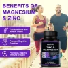 Zinc & Magnesium Supplements - Vitamin B6, Minerals - Improve Testosterone Levels, Muscle & Strength & Promote Overall Health - Image 5