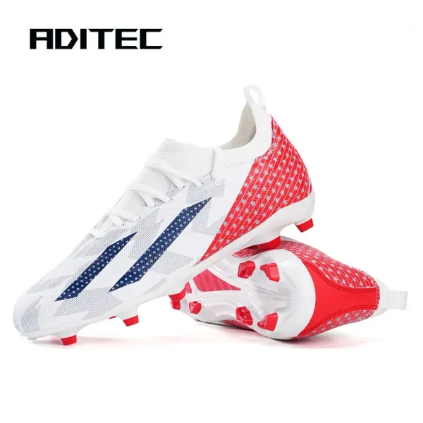 chuteiras society FG/HG/TF Men's football boots High ankle youth football shoes spikes professional training Breathable shoes