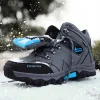 Brand Men Winter Snow Boots Waterproof Leather Sneakers Super Warm Men's Boots Outdoor Male Hiking Boots Work Shoes Size 39-47 - Image 5