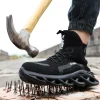 Male Work Safety Boots Indestructible Work Shoes Men Anti-puncture Safety Boots Winter Shoes Men Work Sneakers Steel Toe Shoes - Image 5