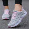 Women Casual Shoes Fashion Breathable Walking Mesh Flat Shoes Sneakers Women 2021 Gym Vulcanized Shoes White Female Footwear - Image 4