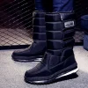 Men Boots Winter Waterproof Snow Shoes with Fur Plush Warm Men Snow Boots Spring Footwear Comfortable Adult Casual Shoes - Image 2