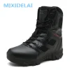 MIXIDELAI Size 39-47 Desert Tactical Mens Boots Wear-resisting Training Boots Waterproof Outdoor Hiking Men Combat Ankle Boots - Image 5