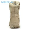 MIXIDELAI Size 39-47 Desert Tactical Mens Boots Wear-resisting Training Boots Waterproof Outdoor Hiking Men Combat Ankle Boots - Image 4