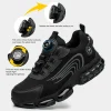 Men Work Sneakers Rotating Button Safety Shoes Indestructible Puncture-Proof Protective Shoes Anti Shock Boots Steel Toe Shoes - Image 2