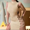 Cross Cut Out Dress - Image 5