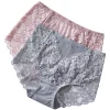 12 pieces transparent panties, lace women's underwear, sexy briefs, comfortable, breathable, stretchy Lingerie, soft plus size - Image 2