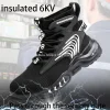 Fashion Men Insulated 6kv Safety Shoes with Plastic Toe Work Safety Boots Breathable Conctrution Insulation Work Shoes Man Boots - Image 2