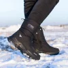 Men's Winter Boots 2023 Outdoor Walking Footwear Non-slip waterproof Snow Boots Men Warm plush Winter Shoes Man for -40 degrees - Image 2