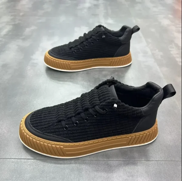 Sneakers Platform Shoes for Men Luxury Brand Chunky Sneakers Breathable Casual Men Vulcanize Shoes 2024 New Designer Ankle Shoes