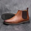 40~46 Men Chelsea Boots Brand Retro Comfortable 2023 Fashion Men Boots #KD5241 - Image 3