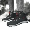 Outdoor Non-slip Man Snow Boots 2024 Thickened Warm Men Casual Shoes Winter Hiking Shoes Plus Velvet Large Size Waterproof Boots - Image 3