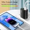 120W PD 5 Port USB Charger Fast Charging QC3.0 USB C Type C Mobile Phone Charger For iPhone Huawei Samsung Xiaomi Quick Charge - Image 2