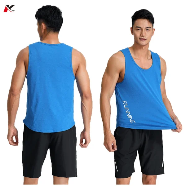 Summer Men Sportswear Outdoor Workout Tank Tops Running Sport Basketball Vest Quick dry Fitness Breathable Sports Vest WM1604