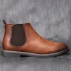 40~46 Men Chelsea Boots Brand Retro Comfortable 2023 Fashion Men Boots #KD5241 - Image 6