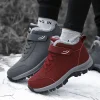 Boots Men's Women Slip On Winter Shoes For Men Waterproof Ankle Boots Winter Boots Male Snow Botines Hiking Boots Femininas 2024 - Image 6