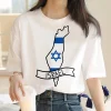 Israel Tee women designer Y2K Tee female anime clothing - Image 5